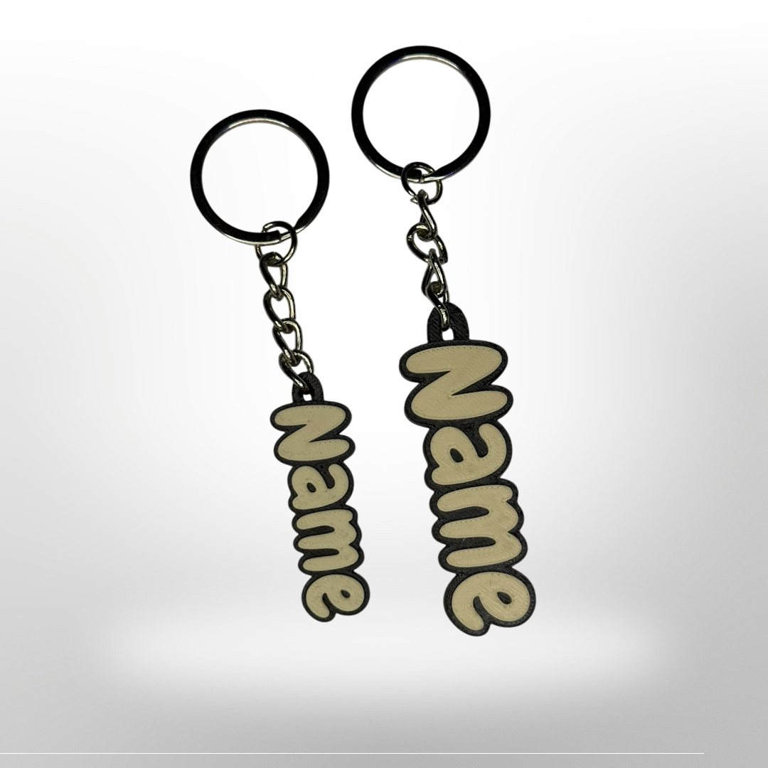 Personalisierbare Namens-Schlüsselanhänger