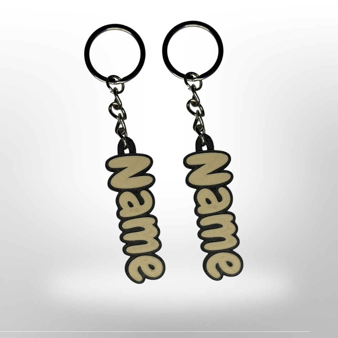 Personalisierbare Namens-Schlüsselanhänger