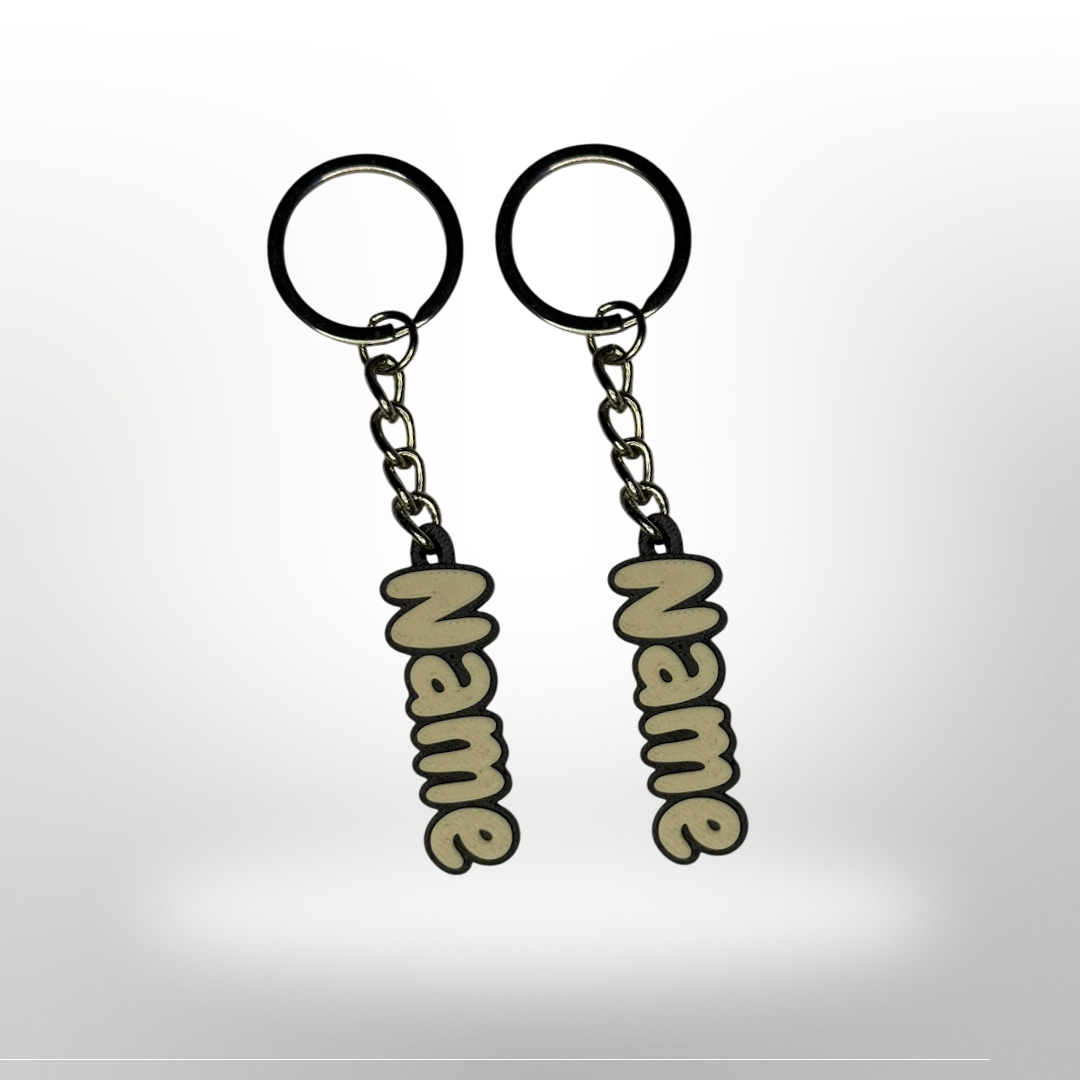 Personalisierbare Namens-Schlüsselanhänger