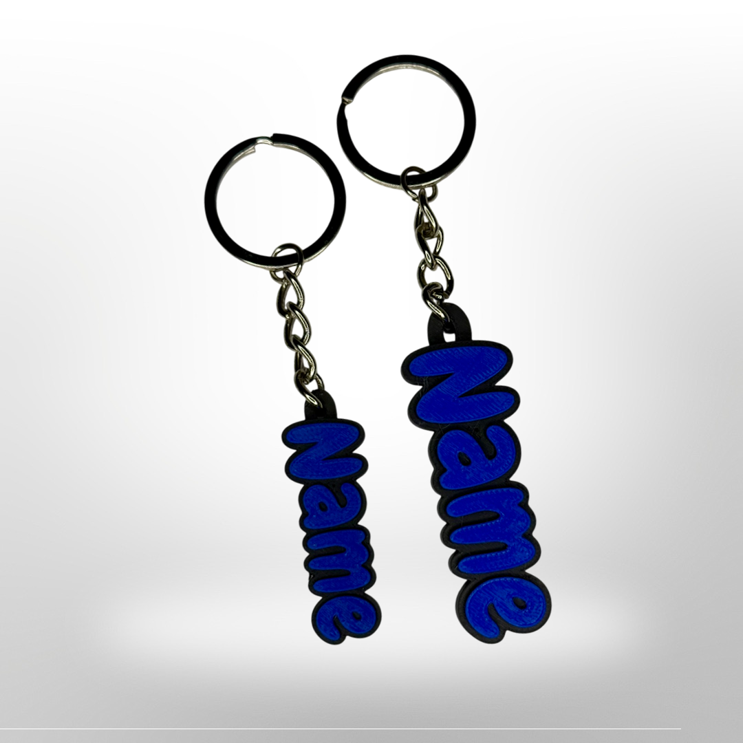 Personalisierbare Namens-Schlüsselanhänger