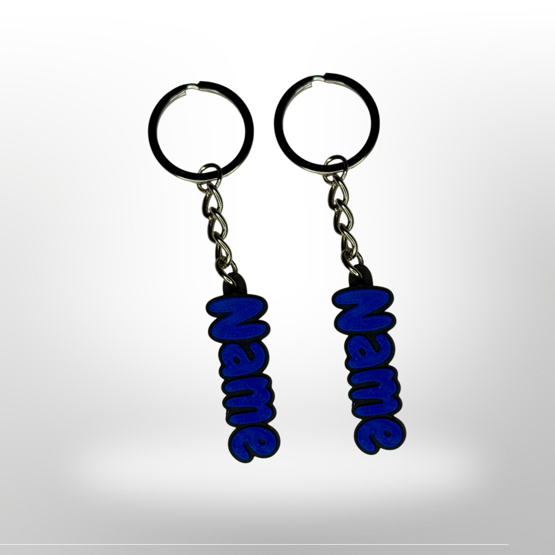 Personalisierbare Namens-Schlüsselanhänger