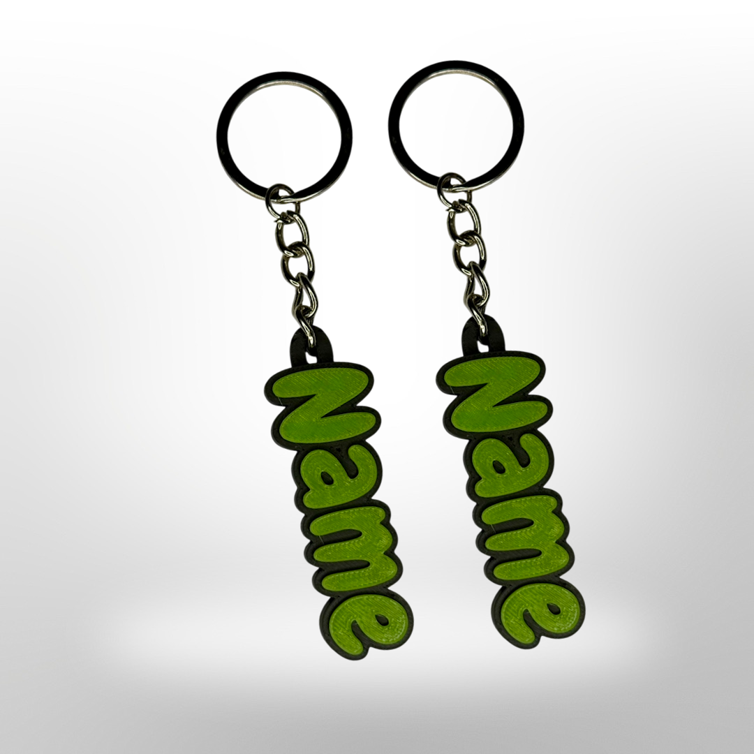 Personalisierbare Namens-Schlüsselanhänger