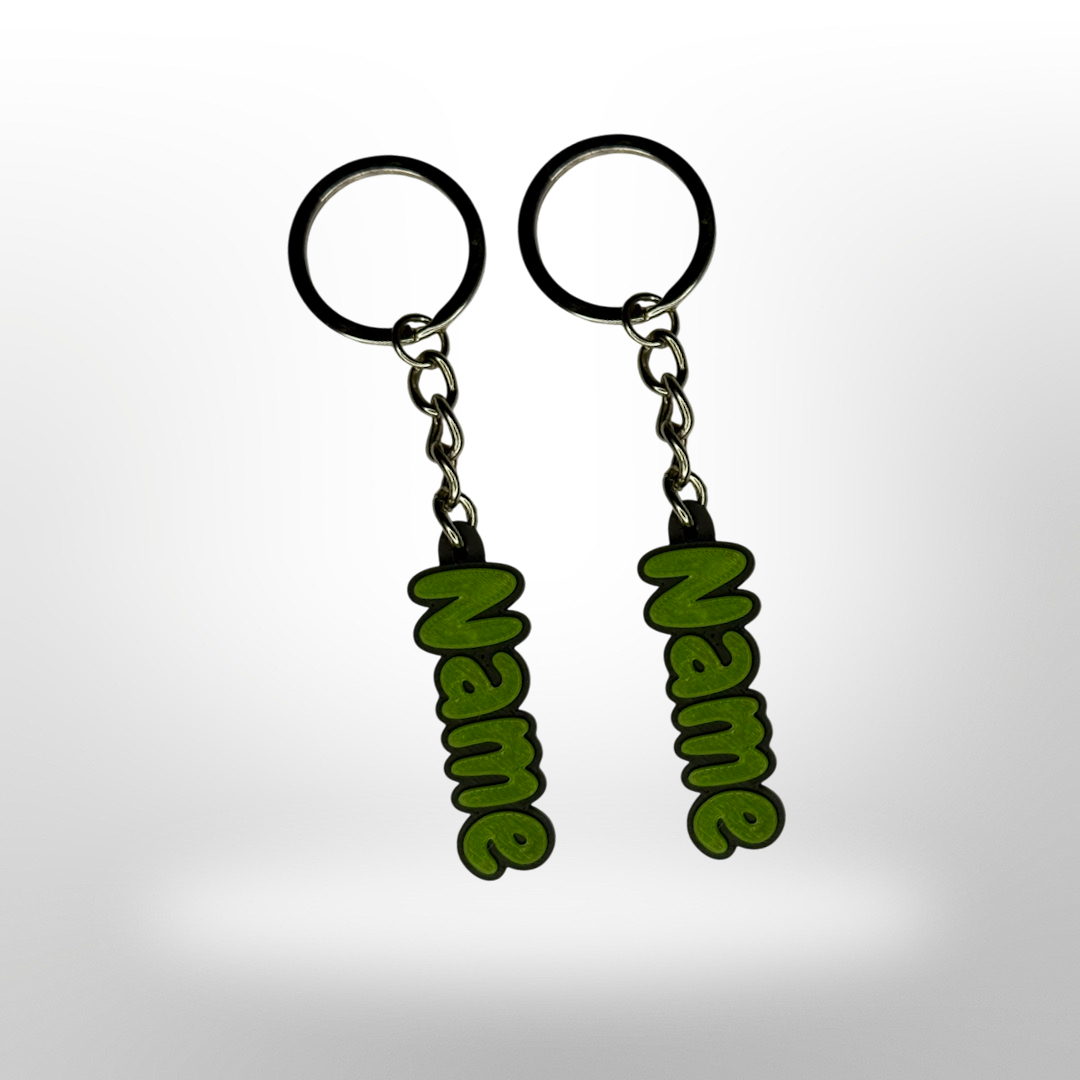 Personalisierbare Namens-Schlüsselanhänger