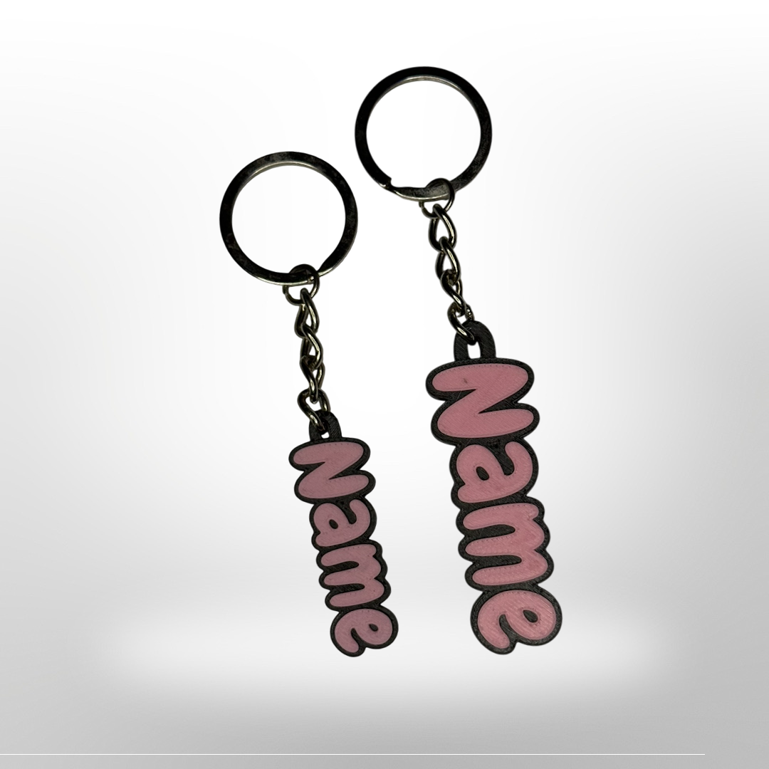 Personalisierbare Namens-Schlüsselanhänger