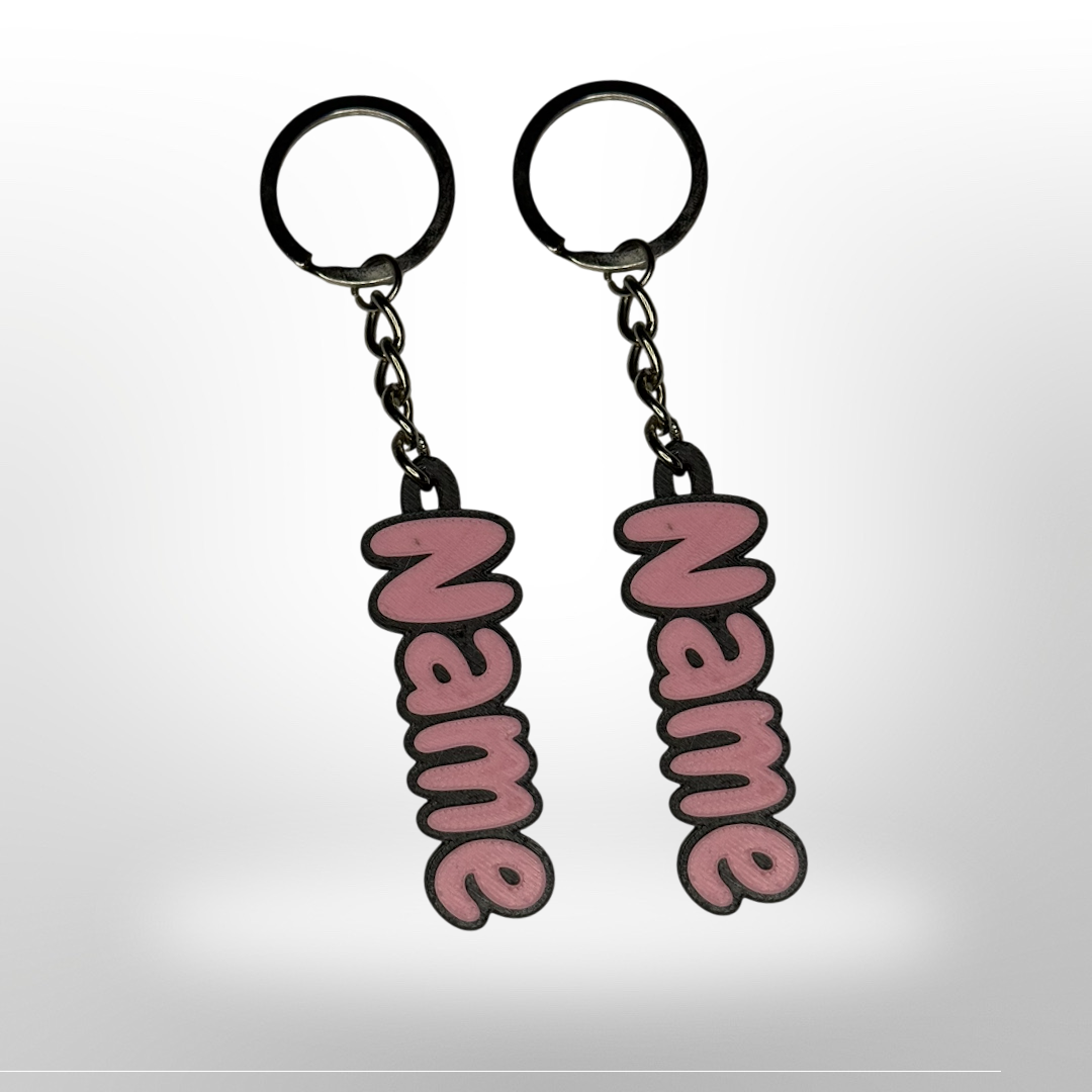 Personalisierbare Namens-Schlüsselanhänger