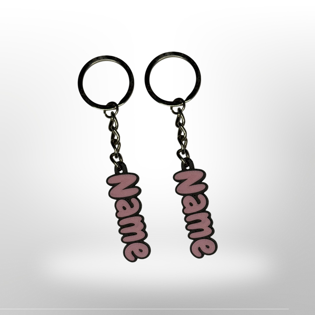 Personalisierbare Namens-Schlüsselanhänger