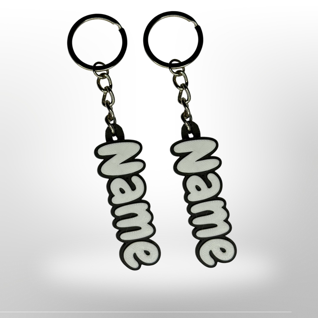 Personalisierbare Namens-Schlüsselanhänger