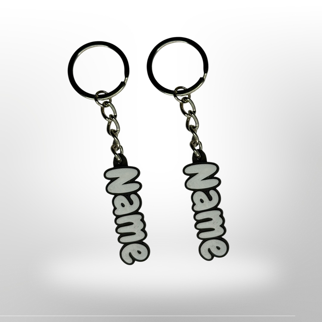 Personalisierbare Namens-Schlüsselanhänger