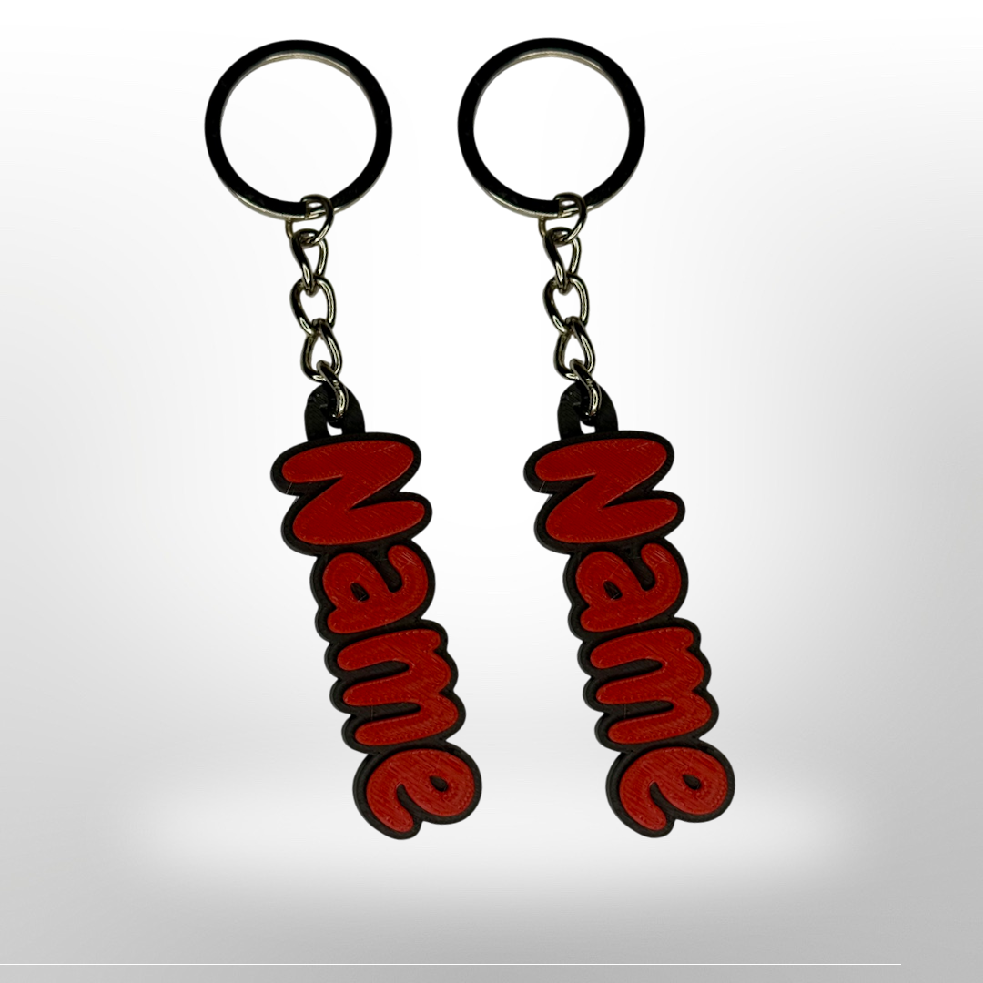 Personalisierbare Namens-Schlüsselanhänger