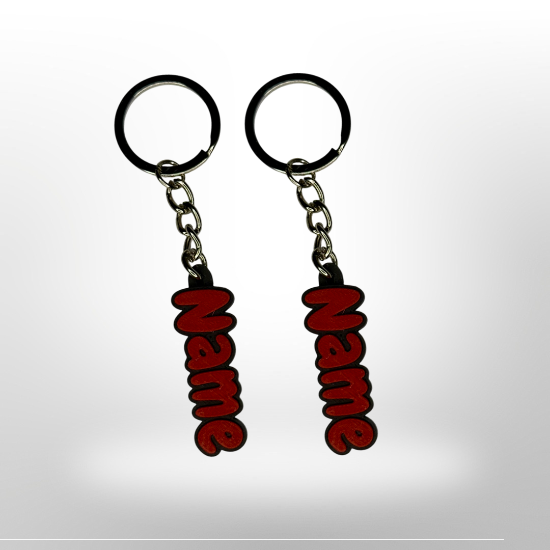 Personalisierbare Namens-Schlüsselanhänger