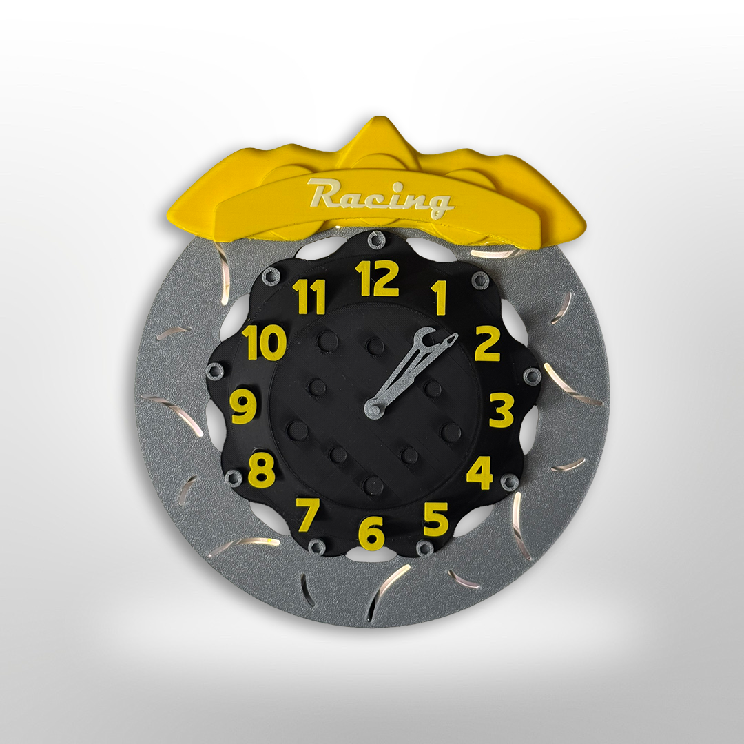 Leuchtende Bremsscheiben Uhr – Auto Wand-Highlight